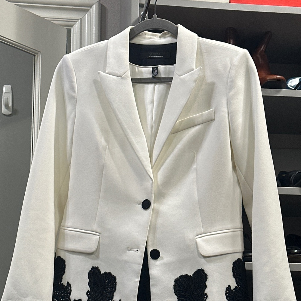 Black and White Blazer